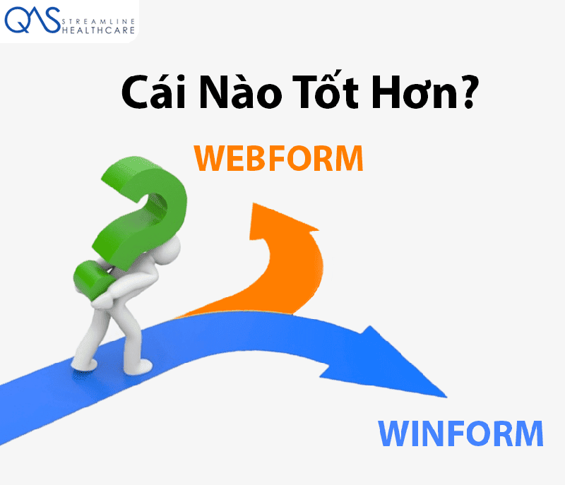 Nên chọn phần mềm trên winform hay webform